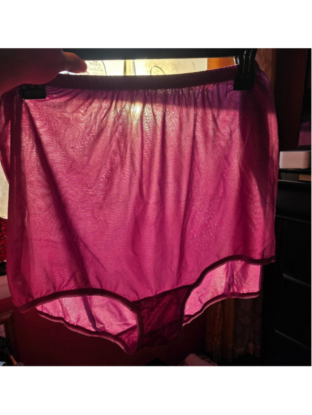 VTG Nylon Granny Panties Pink Size 12 Cozee Corner
